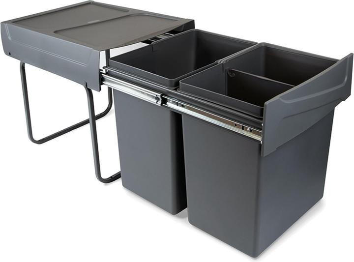 Actual product image Emuca Kitchen waste bin, 2 x 20L (40 l)