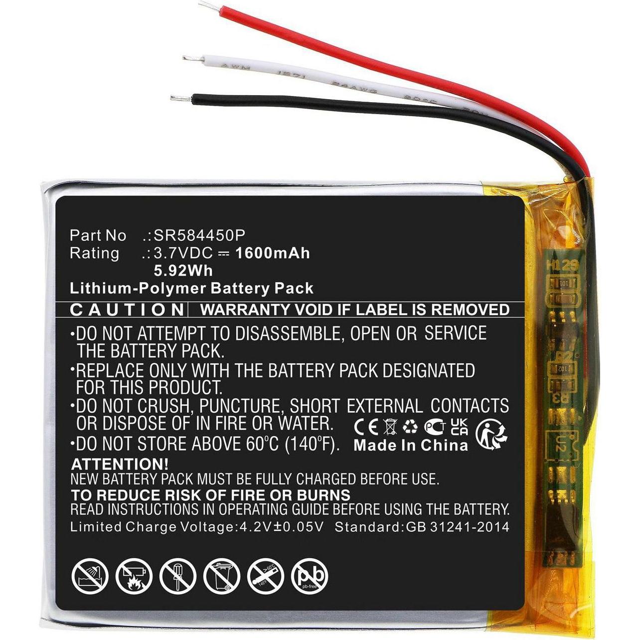 CoreParts, Fahrzeug Navigation Zubehör, Battery for Becker GPS
