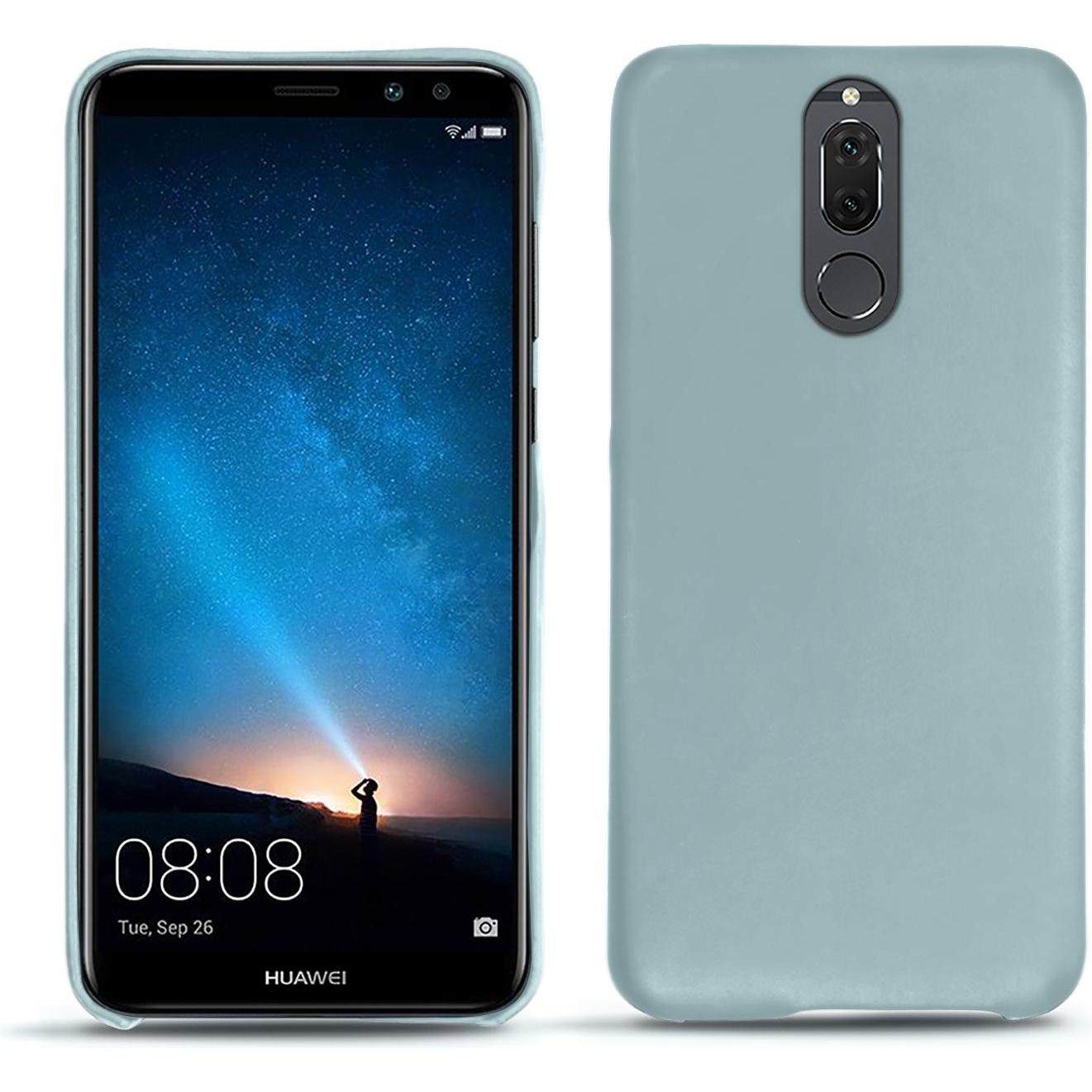 Noreve Lederschutzhülle (Huawei Mate 10 Lite), Smartphone Hülle, Blau