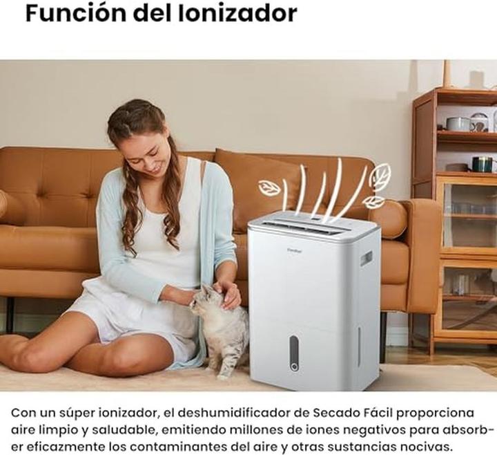 Produktbild Comfee Luftentfeuchter mit App-Steuerung, 4 Modi, Ionisator und Wäschetrockner-Funktion (52 m², 20 l/24h)