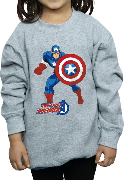 Image du produit - Sweat CAPTAIN AMERICA THE FIRST AVENGER - Fille (116)