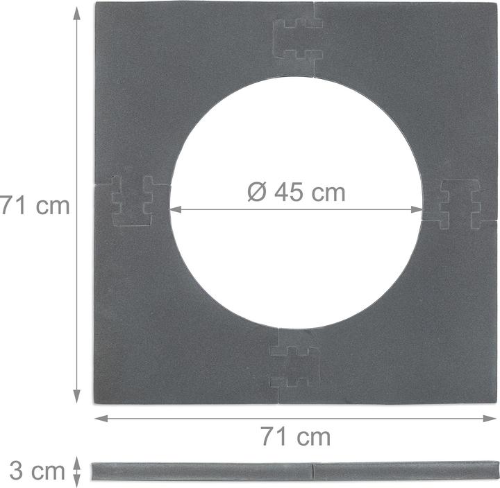 Actual product image Relaxdays Protective ring