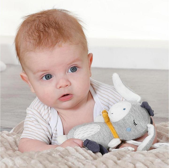 Actual product image Fehn Mini musical clock donkey NATURE