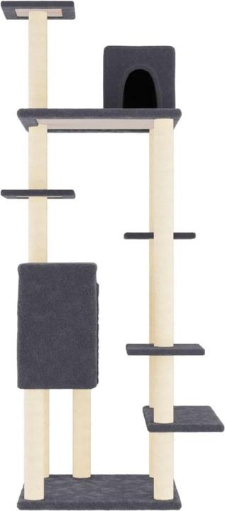 Produktbild vidaXL Kratzbaum (154 cm, Dunkelgrau)