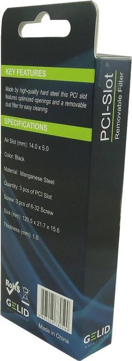 Immagine prodotto Gelid Soluzioni PCI Slot PCI Slot incl. filtro Set di 3