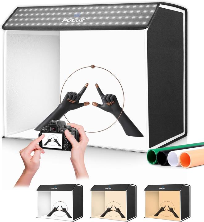 Actual product image Puluz Upgrade Fotobox 60x40cm mit dimmbaren LEDs (Light modifiers)