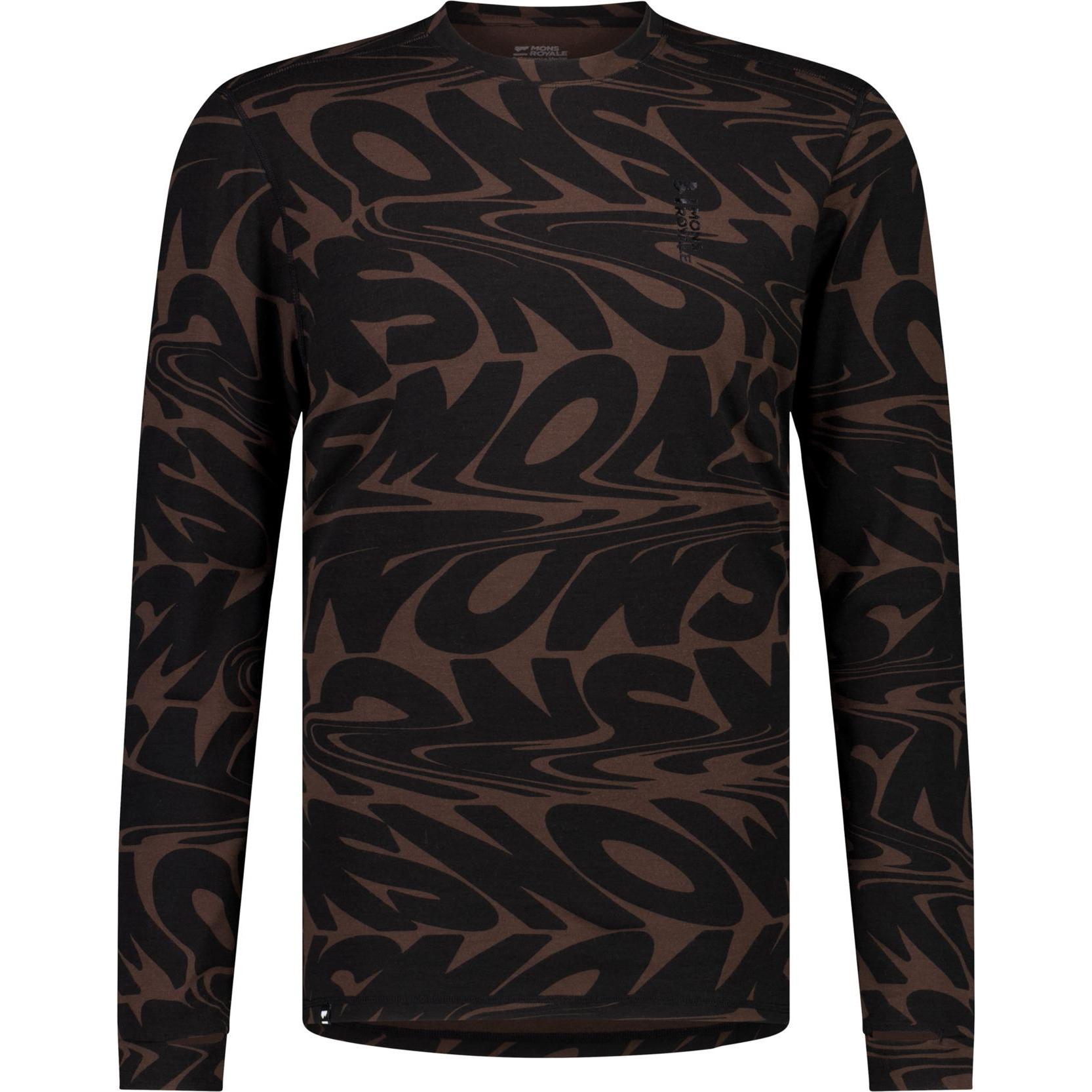 Mons Royale, Herren, Funktionsshirt, Cascade Merino Flex 200 L/S (XL), Schwarz, XL