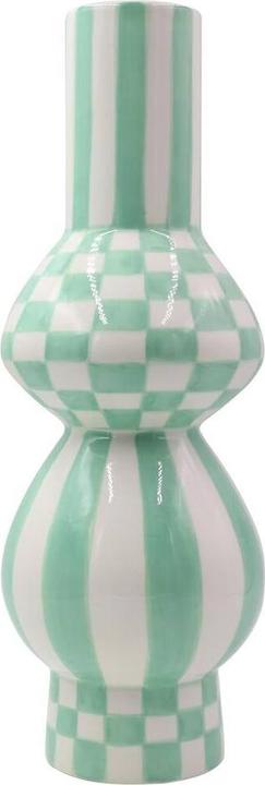 Lund-Stougaard QUE RICO - Vase - Gabriela - Squares & Stripes (148-00897) (1 x)