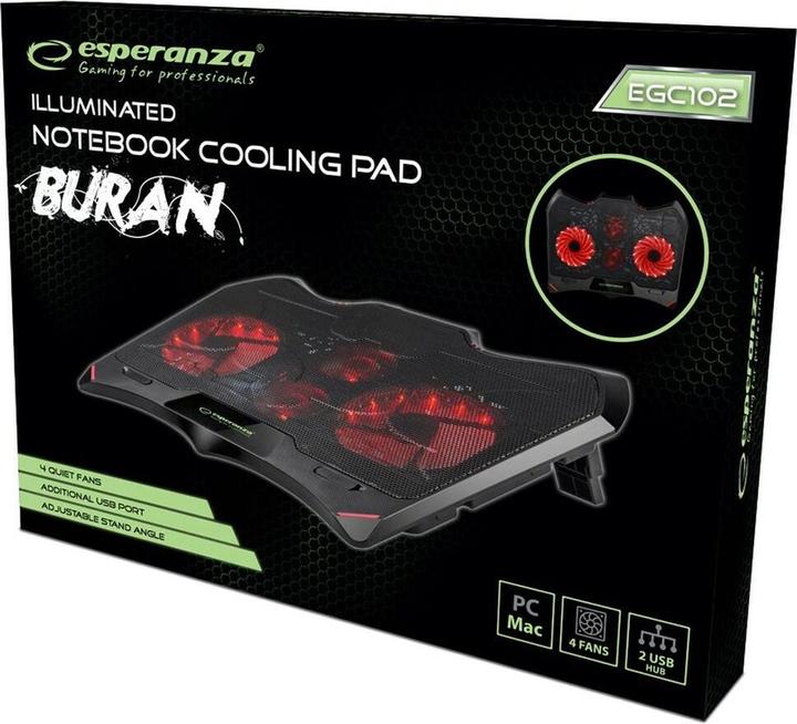 Actual product image Esperanza EGC102 Laptop Cooling Pad