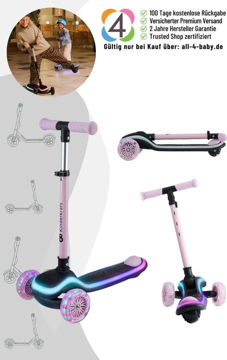 Actual product image KinderKraft scooter RAKET PINK