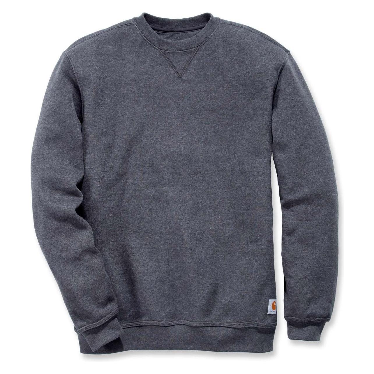 Carhartt, Herren, Pullover, Crewneck Sweatshirt Carbon Heather Gr.Xl, Grau, (Xl)