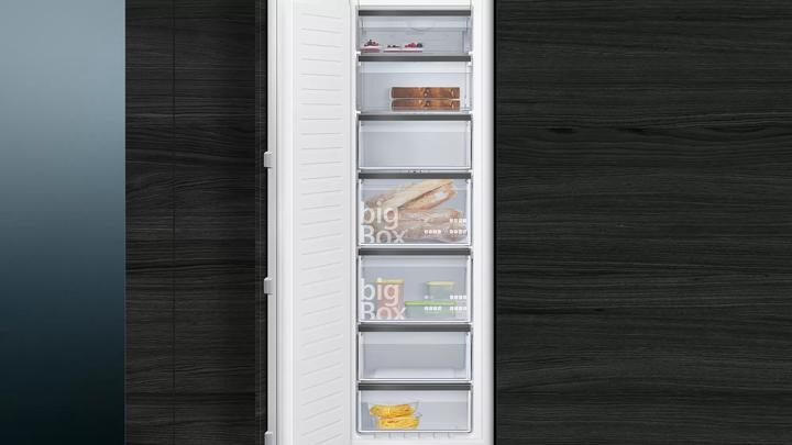 Produktbild Siemens GI81NHCE0 iQ700 Einbau-Gefrierschrank 177.2 x 55.8 cm (Einbau)
