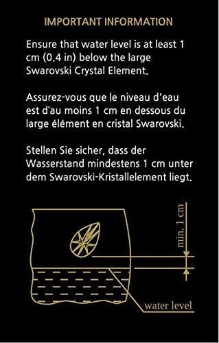 Image du produit Anna's Exclusive Decor Grande VASE EN VERRE Swarovski®,, dans une boîte cadeau soufflée à la bouche en (1 x, 30 cm)