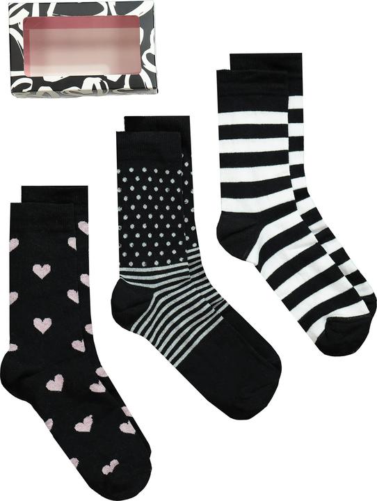 Produktbild Ulla Popken Strümpfe, 3er-Pack, Geschenkbox