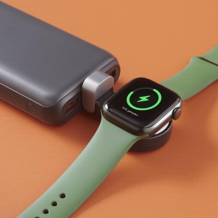 Image du produit Hama Chargeur Apple Watch pour chargement sans fil, station de chargement magnétique USB-C, SW (5 W)