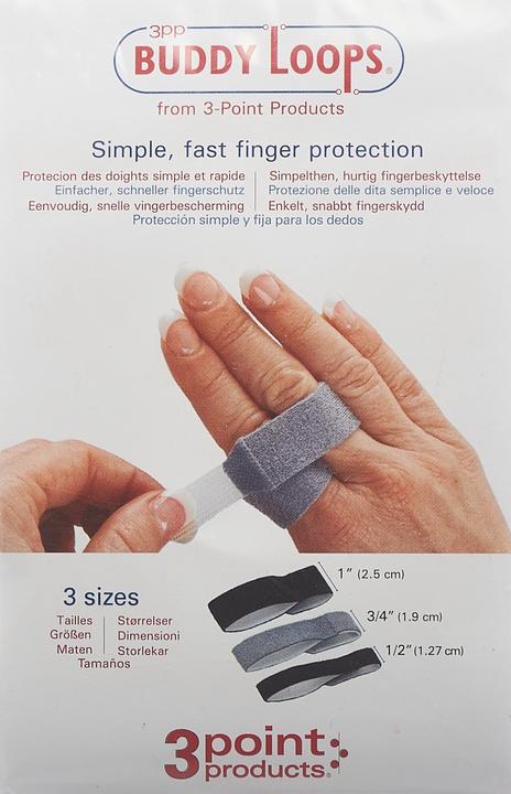 Produktbild 3pp Buddy Loops 1.90cm breit grau