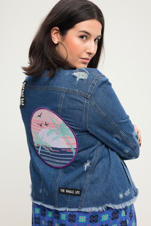 Actual product image Studio Untold Distressed Denim Jacket (54)