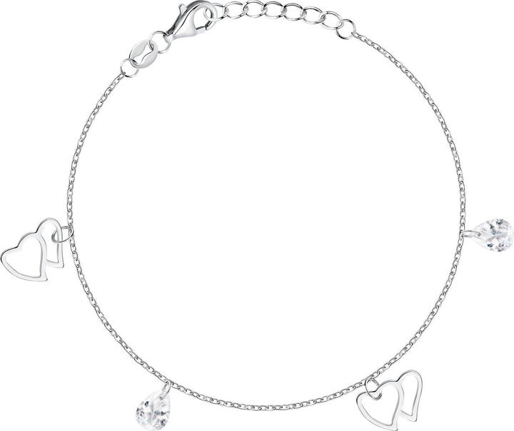 Immagine prodotto La Petite Story - Silver women's bracelet with pendants Silver LPS05AWV57 (19 cm, Argento 925)