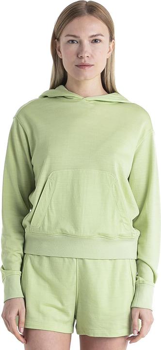 Actual product image Icebreaker Women Merino Lifestyle Fine Gauge Crew Logo Reflections (L/XL)