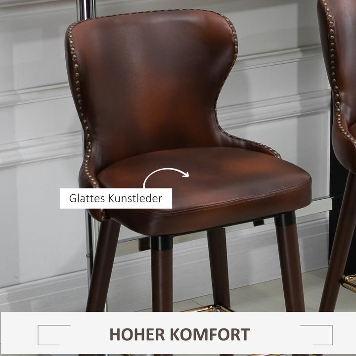 Actual product image Homcom Bar stool set of 2