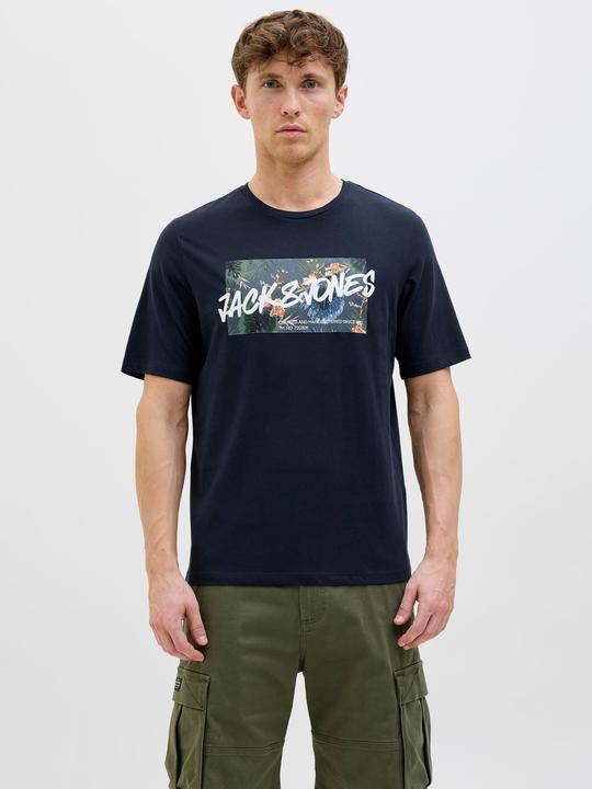 Actual product image Jack & Jones Jjhawaii Shape Tee Ss Crew Neck Ln (S)