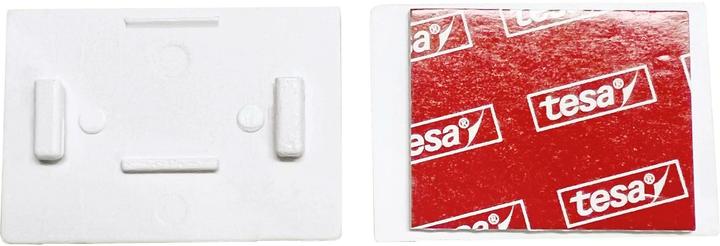 Gardinia Supporto adesivo per tende a rullo bianco