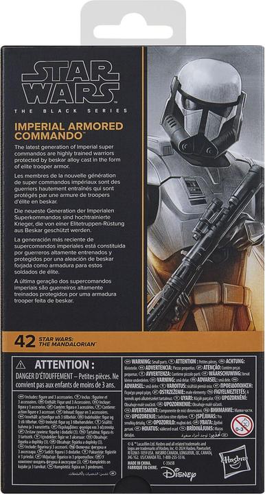 Actual product image Hasbro Star Wars: The Mandalorian Black Series Imperial Armoured Commando