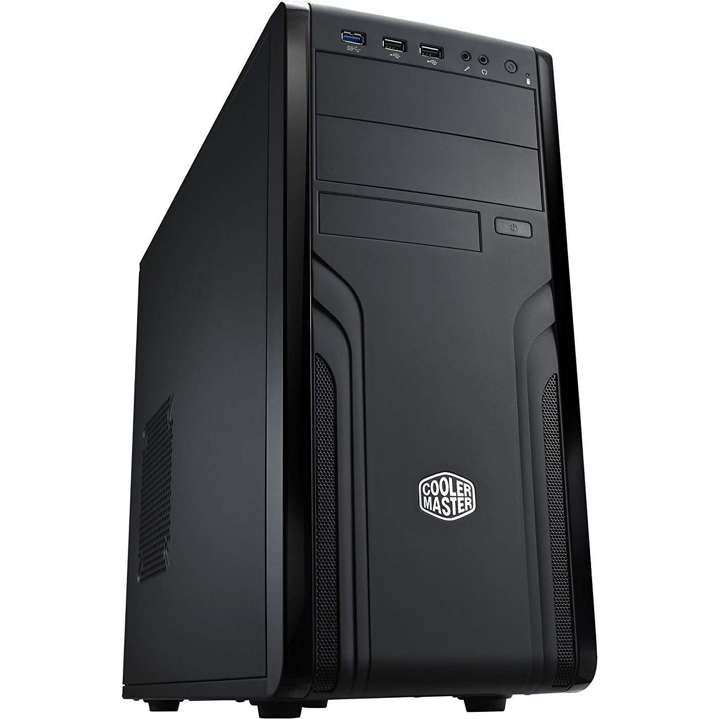 Cooler Master Force 500 (ATX, mATX), PC Gehäuse, Schwarz