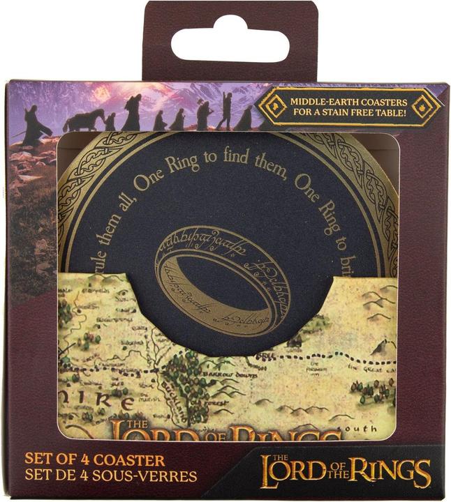 Produktbild Cinereplicas Lord of the Rings: Coaster (Set of 4) (4x, Glasuntersetzer)