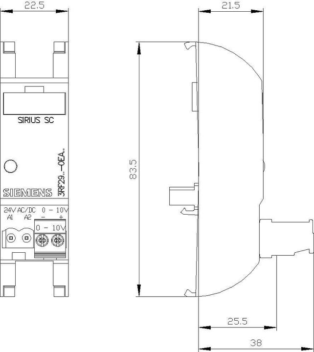 Produktbild Siemens Halbleiterrelais 1 St. 3RF2900
