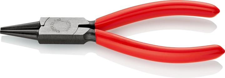 Immagine prodotto Knipex Pinze a becchi tondi DIN ISO 5745 L.140mm ganasce tonde testa lucida manici rivestiti in plastica (220 mm)