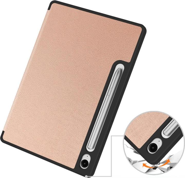 Produktbild Cover-Discount Galaxy Tab S9 / S9 FE - Smart Case Silikon roségold (Samsung Galaxy Tab S10 FE)