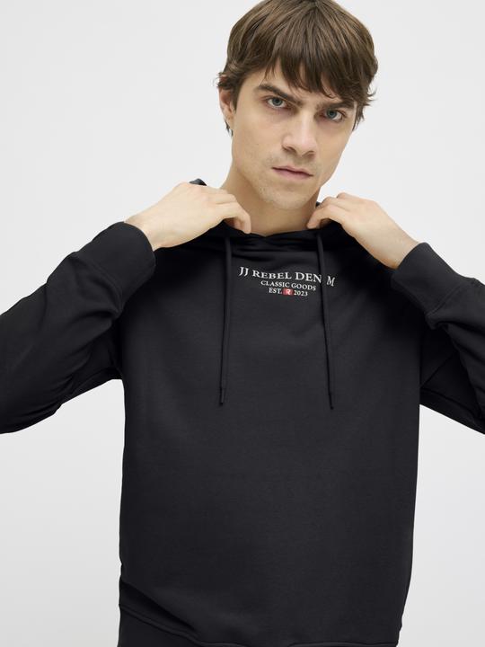 Image du produit Jack & Jones Jrebjeans Rebel Print Sweat Hood Sn (L)