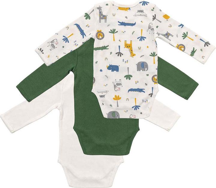 Produktbild Schlummersack Bio Baby-Bodys langarm 3er-Pack (68)
