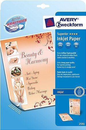 Produktbild Avery Superior Inkjet Papier (A4, 200 g/m²)