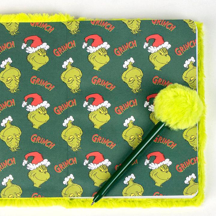 Produktbild Cerda GRINCH - Pack Premium Notebook Peluche A5 Stylo-Bille
