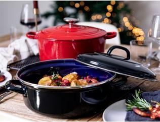 Actual product image BK Fortalit Braadpan - 30 cm / 5L - Enamel (30 cm, Casserole + Stewpot)