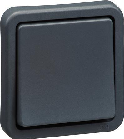 Produktbild LK OPUS® 74 afbryder korrespondance med 1 sløjfeklemme, antracitgrå