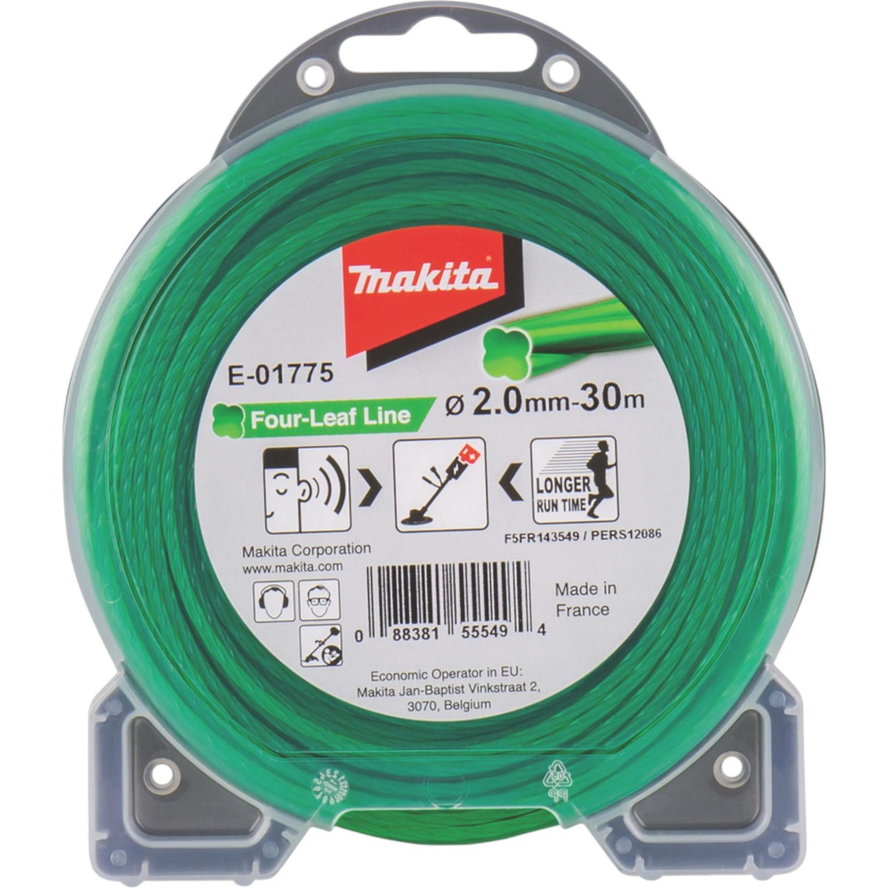 Makita, Zubehör Gartenmaschinen, Four Leaf Line (Rasentrimmer, Trimmerfaden + Fadenspule)