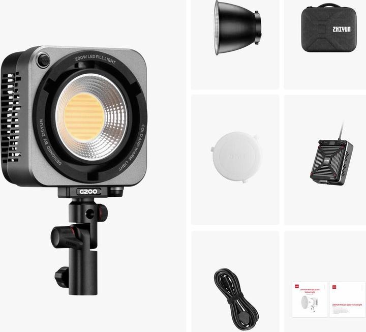 Actual product image Zhiyun Molus G200 (Video light)