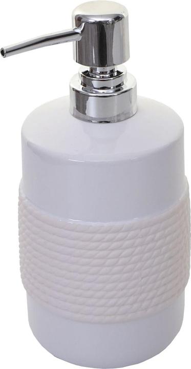 Swisshandel24 5-teiliges Badset, WC-Garnitur Badezimmerset Badaccessoires, Keramik - weiss - 52429