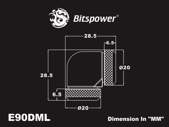 Produktbild Bitspower Multi-Link Adapter 90 Grad