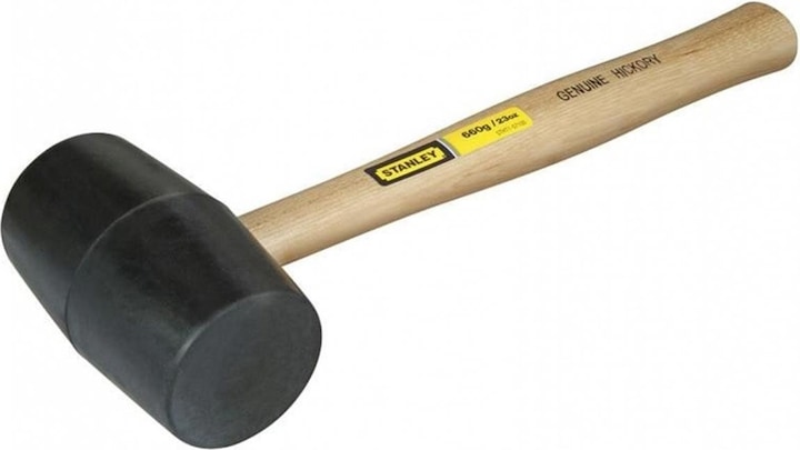 Actual product image Stanley Rubber mallet with black head, 454 g (454 g)