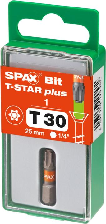 Produktbild Spax BIT T-STAR PLUS T30 25mm S