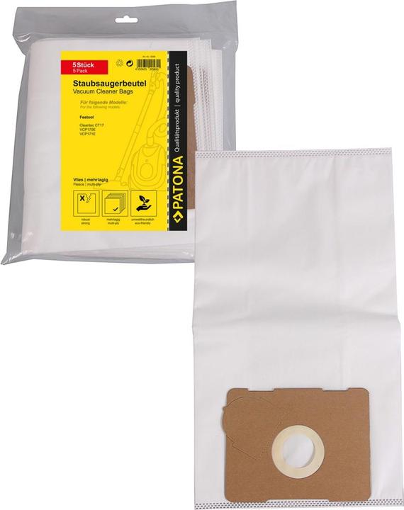 Image du produit Flickbee Sacs à poussière VCP170E pour Festool Cleantec CT17 (5 pcs.) (5 x)