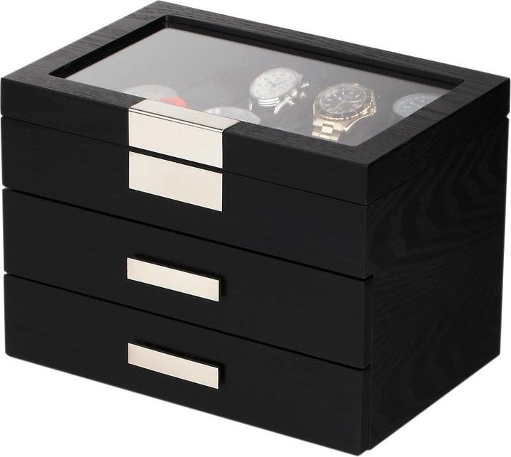 Produktbild Rothenschild Uhrenbox RS-2350-30BL für 30 Uhren black