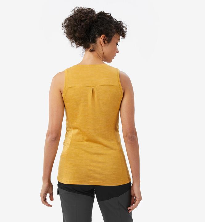 Produktbild Forclaz Merino-Tanktop Damen - Merino Fresh gelb (XL)