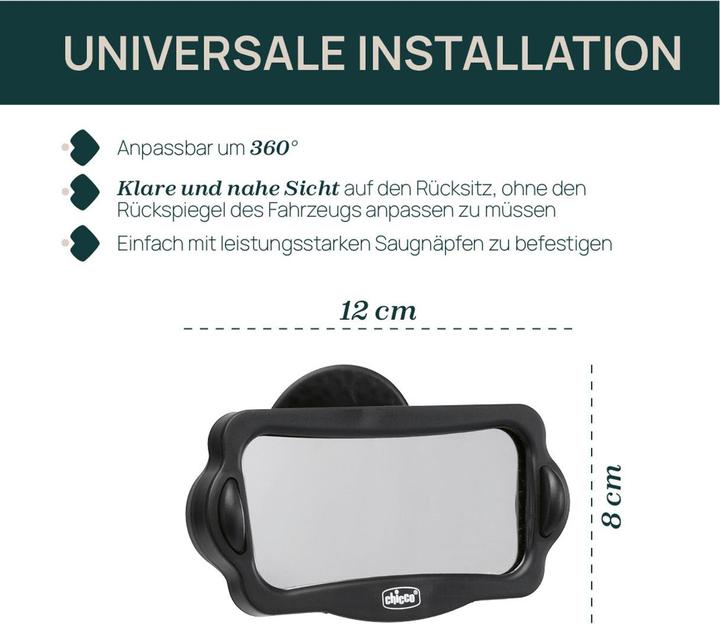 Actual product image Chicco Baby rear view mirror