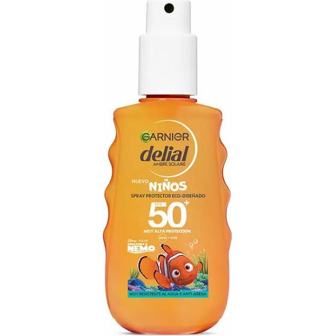Garnier, Sonnencreme, NIÑOS spray protector eco-diseñado SPF50+ 150 ml (Sonnenspray, SPF 50+, 150 ml)