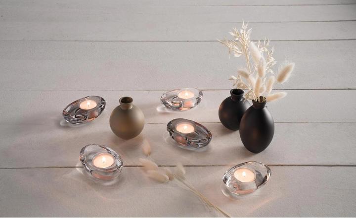 Produktbild Leonardo Vase Casolare 12 cm, Grau/Schwarz, 4 Stück (4 x, 14 x 16 x 16 cm, 3.58 l)